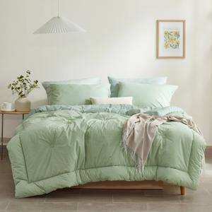 [NEW] 60수 고밀도면 그린 밍크극세사 차렵이불 S/Q