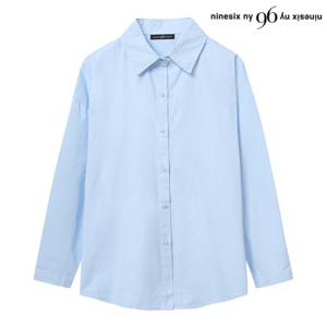 정상가:79,000원 | 오버핏 언발 무지 셔츠 (NP1BA014L0)