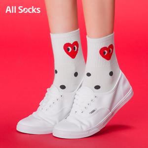 [무료배송]남여 심쿵양말 4족세트