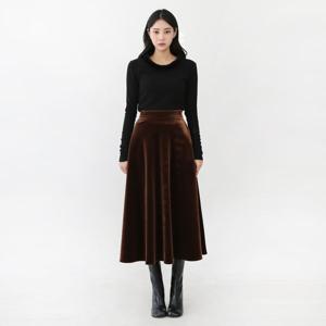 [하프클럽] 블랑듀 리우 벨벳 스커트 JBC4SK005