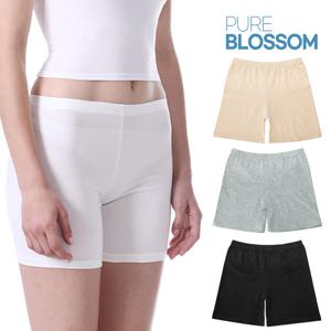 스벅 쿠폰 증정 [퓨어블라썸] 순면소재 코튼 소프트 베이직 3부 속바지/빅사이즈