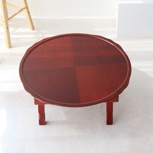 원형밥상 소반 둥근 교자상 밥상 소반 원형상 티테이블 찻상 손님상 공부상