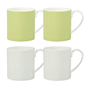 [롯데백화점]본차이나 라임 4인 머그컵세트 4p