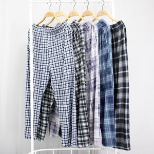 남자  피치기모 체크파자마바지[JB99357]실내복바지,편한바지 실내복바지