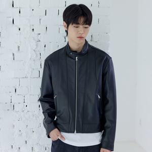 [최초가: 199000원]맨즈 램스킨 레이서 자켓 [BK]_LMOJK51E2BK