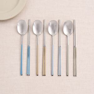 멜로우 세라믹코팅 수저 4P세트