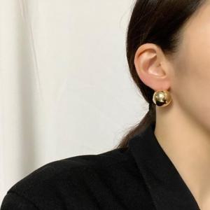 [BELLA.DOI] 볼드 빅 볼 이어링 (실버,골드) (7700321)