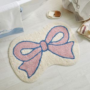 빅리본 면 터프팅 발매트 PINK 45X65