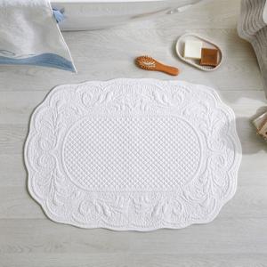 라피니라 NEW 면퀼팅 오벌 발매트 IVORY 45X65