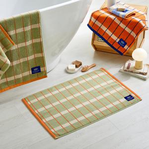 ETF 멀티 체크 타월발매트 GREEN 45X65cm