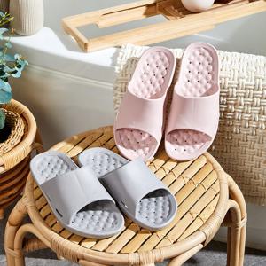 WOW EVA 욕실화 2P 세트 L+L PINK+GREY