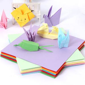 색종이 100매 종이 접기 준비물 컬러 무지 색종이 학종이 색종이접기 종이아트 종이꽃