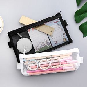 메쉬 필통 대학생 고등학생 신학기 입학 학용품 S 메쉬필통 고등학생필통 대학생필통 망사필통