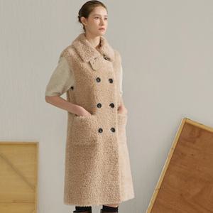 25FW 호주산 양모100% 더블 버튼 롱베스트