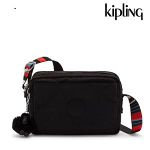 키플링 수납력좋은 데일리 크로스백 아바누 M  블랙누아 STR  KPABS06 BKNS-JS