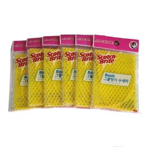 3M Basic 그물망사 수세미 거품 주방