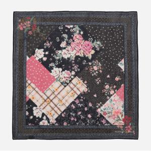 체크 플라워 믹스 반다나_T256MHC146W