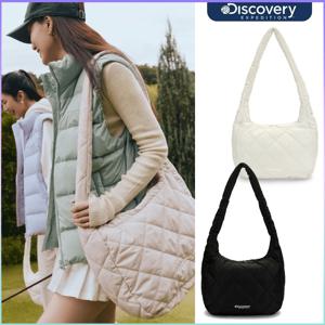 디스커버리 공용 멜로즈 퀼팅 숄더백 L사이즈 호버백 DXCR0553N