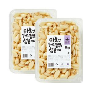 (신선집중) 마늘귀신 경북 의성 깐마늘 2kg (1kg x 2개) / 25년 햇마늘 초신선 대서(실속형) 깐마늘