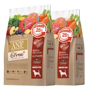 ANF 식스프리플러스 강아지사료 소고기연어 7.2kg 건식사료