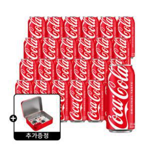 코카콜라 490ml 24캔 + (증정)코카콜라 틴케이스