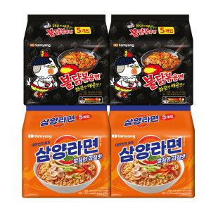 삼양 불닭볶음면 140g 10입+삼양라면 120g 10입/총 20입