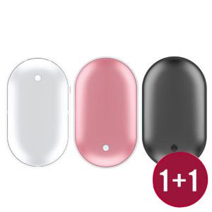 1+1 손난로 보조배터리 대용량 5000mAh C타입충전 핫팩 휴대용 가벼운 경량 과충전 과전류 과전압방지 온열
