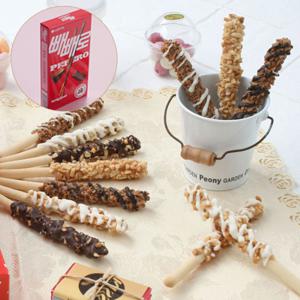 수제 막대과자 만들기 키트 DIY 세트 선물 데이 (빼빼로+스틱+케이스+데코)