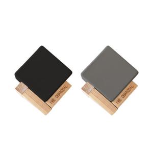 숲큐브+하프큐브 2종 천연 숯 제올라이트 공기정화 냉장고 탈취제 습기제거 전용거치대증정