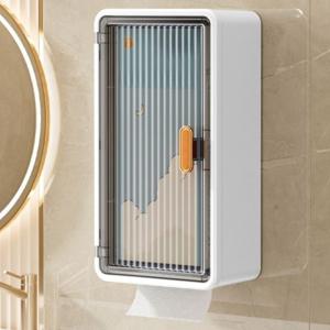 샤인홈리빙 욕실 벽걸이 수납장 방수 휴지케이스 키친타올 정리함 다용도 정리선반