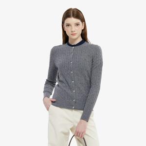 (BEST) 여성 케이블 크루넥 가디건 AF092E-55N CCA (25FW 10% 적립)