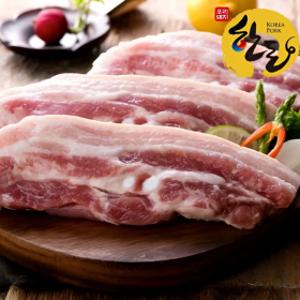 국내산 100% 1+ 등급 한돈 생삼겹살 구이용 1kg / 한돈 생오겹살 구이용 1kg / 한돈 목살 구이용 1kg