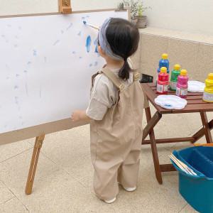 라비베베 오버롤 아기 전신 미술가운 모래놀이 갯벌체험옷 방수 앞치마