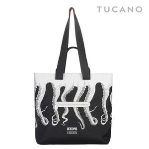 디자인에디션 Tucano 옥토퍼스 쇼퍼백 숄더백 가벼운 큰가방 블랙