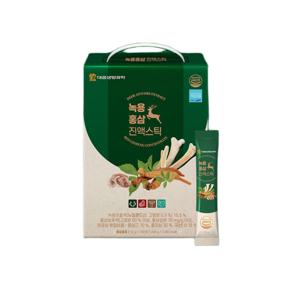 대웅 녹용 홍삼 진액스틱 10g x 100포 프리미엄 부모님 추석 건강 효도 선물세트 대용량 거래처 판촉 6년근