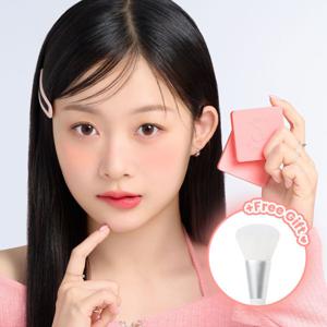 키르시 KIRSH 2개 1+1 단독특가 츄잉 블러 치크 9컬러 4.8g 2개 + 치크브러쉬 2개 증정