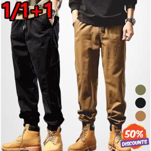 1/1+1아메리칸 헤비 카고 팬츠 캐주얼팬츠 카고바지  아웃도어 등산 작업 바지 카고 밴딩 팬츠