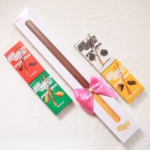 롯데 빼빼로 4갑 빼빼로데이 만들기 세트 선물 유치원 어린이 간식 아몬드 오리지날 화이트쿠키 초코필드