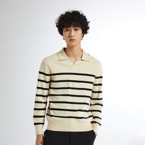 (스파오)소프트얀 카라넥 배색 스웨터_SPKWE12M95 스파오 10월 FW준비 10% 더블쿠폰