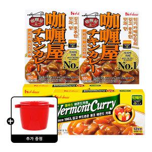 농심 카리야 치킨카레 180g 2개 + 하우스 바몬드 약간매운맛 230g 2개 + 사은품 증정