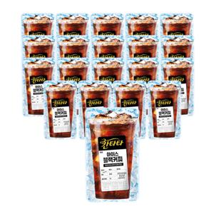 칸타타 아이스 블랙커피 파우치 190ml 10입 2박스  / 커피 / 음료