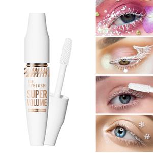 눈썹 메이크업 스틱 슈퍼 볼륨 화이트 마스카라 프라이머 경량 향상 파티 클럽 15ml