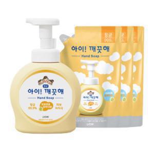 아이깨끗해 핸드워시 순향 용기 490ml 용기 1개+450ml 리필 3개
