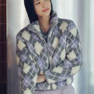 탑텐 본사 하이넥 플리스 8천원대 외 니트/팬츠/아우터/티셔츠 여성 플러피플리스 하이넥 집업_MSE4TC2912