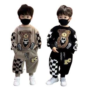 남자 어린이 세트 2025 신형 양기 아기 봄 가을 맨투맨 긴 바지 어린이 왕홍 아동복