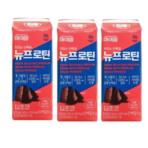 대상웰라이프 마이밀 뉴프로틴 딥초코 190ml x 30팩 마시는 단백질 음료
