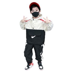 남자 어린이 가을옷 세트 봄가을 신상 아동복 양멋 남자 아기 후드 돌격복 2종 세트
