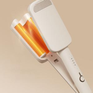 물결 고데기 온도 조절 물결펌웨이브 웨이브고데기 헤어 히피펌 급속가열 고데기 32mm 유럽코드