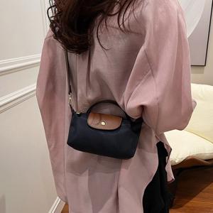 모던 심플 미니 카바스 숄더 스트랩 크로스백 베이직 트렌디 경량 컴포트 미니 파우치 백 (2개이상추가할인)