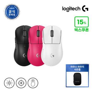 로지텍코리아 파우치 증정/로지텍G PRO X Superlight 2 DEX 블랙 게이밍마우스